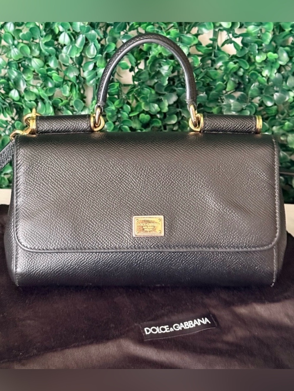 Auth. Dolce & gabbana mini Sicily bag